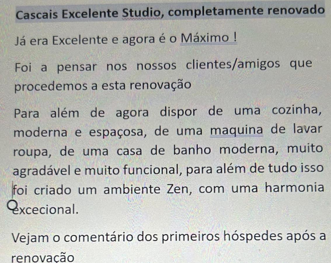Cascais Excellent Studio Exterior foto